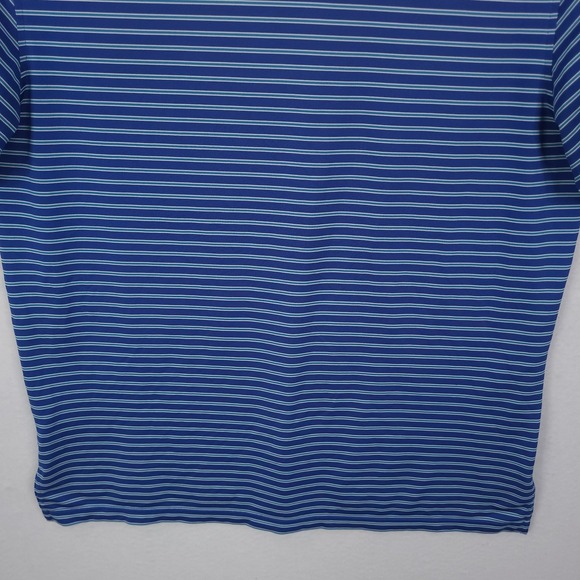 Peter Millar Polo Shirt Summer Comfort Men Size XL Golf Striped Performance - Picture 8 of 9